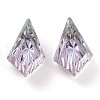 Embossed Glass Rhinestone Pendants GLAA-J101-01A-001VL-2