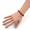 Adjustable Korean Waxed Polyester Cord Kid Braided Beads Bracelets BJEW-JB05437-5