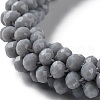 Crochet Glass Beads Braided Stretch Bracelet BJEW-S144-002E-12-2