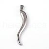 304 Stainless Steel Pendants STAS-K087-09P-1