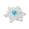 Christmas Seed Beads Beaded Charms PALLOY-MZ00297-05-3