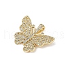 Brass Micro Pave Cubic Zirconia Pendants KK-R230-09G-2