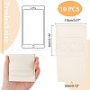  10Pcs 5 Colors Microfiber Jewelry Pouches ABAG-NB0001-70-2