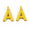 Spray Painted Alloy  2-Loop Link Pendants X-PALLOY-T075-48A-RS-2