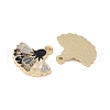 Rack Plating Alloy Enamel Pendants FIND-I038-07B-2