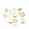 304 Stainless Steel Stud Earring Findings STAS-P221-14G-1