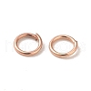 304 Stainless Steel Open Jump Rings X-STAS-K285-02B-RG-2