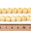 Electroplate Glass Beads Strands GLAA-N010-10mm-01-4