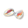 UV Plating Glass Charms GLAA-G115-02-2