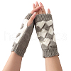 Polyacrylonitrile Fiber Yarn Knitting Fingerless Gloves COHT-PW0001-13D-1