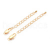 Brass Chain Extender KK-T074-62G-01-2
