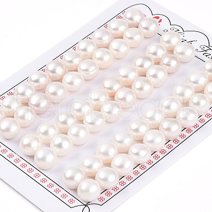 Grade 3A Natural Cultured Freshwater Pearl Beads PEAR-N018-3A-9095A-1