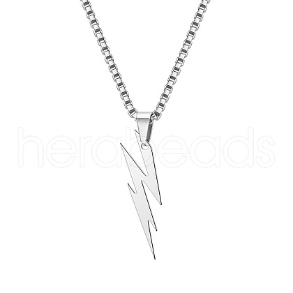 Stainless Steel Box Chain Necklaces PT6061-2-1