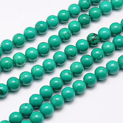 Natural Howlite Beads Strand X-TURQ-G096-4mm-1