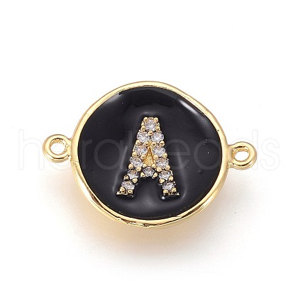 Golden Plated Brass Links KK-F809-12G-A01-1