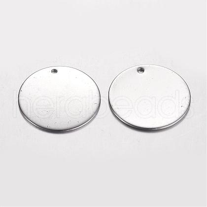 Tarnish Resistant 304 Stainless Steel Pendants STAS-D438-20-A-1
