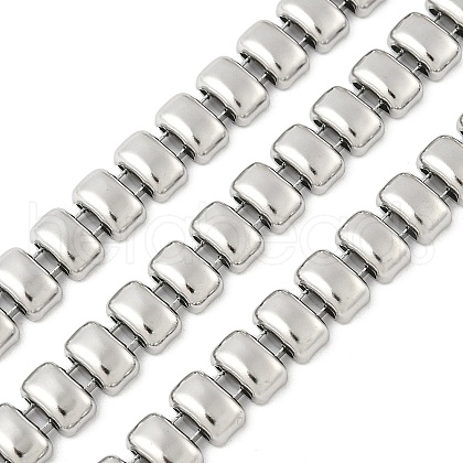 304 Stainless Steel Rectangle Link Chains CHS-F021-01P-1