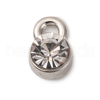 Alloy Rhinestone Pendants PALLOY-R162-15P-01-1