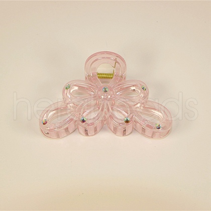 Acrylic with Rhinestone Claw Hair Clips PW-WG9BADC-03-1