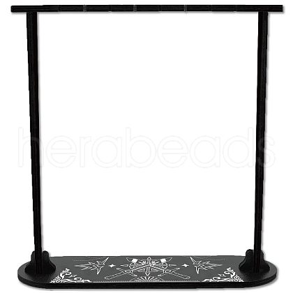 Wooden Crystal Display Shelf DJEW-WH0048-016-1