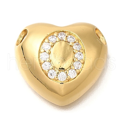Rack Plating Brass Micro Pave Cubic Zirconia Pendants KK-I722-04G-O-1