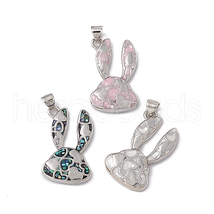 Natural Shell Pendants KK-M234-07P-1
