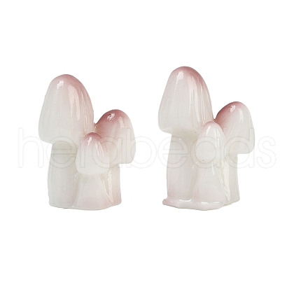 Mushroom Series Resin Display Decorations DJEW-S002-01F-1