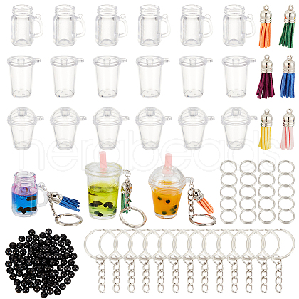 Olycraft DIY Keychain Making Kits DIY-OC0001-54-1