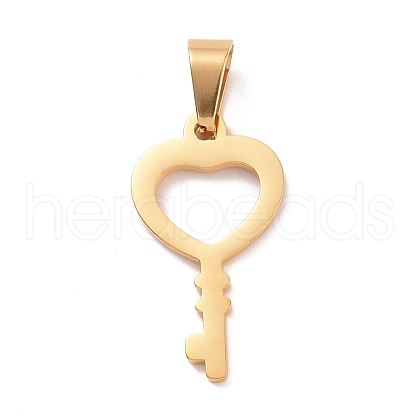 PVD Vacuum Plating 304 Stainless Steel Pendants STAS-D188-05G-1