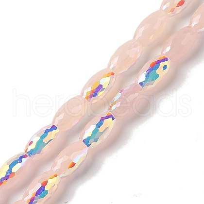 AB Color Plated Electroplate Beads Strands EGLA-H104-04A-1