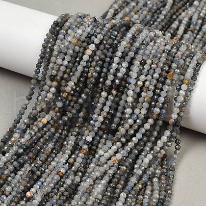 Natural Kyanite Beads Strands G-RM2025-A34-3mm-1