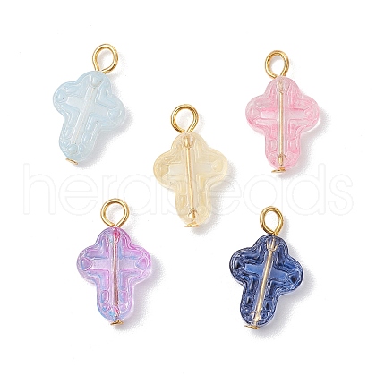 Glass Pendants PALLOY-JF03681-02-1