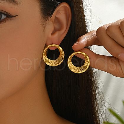 Stainless Steel Stud Earrings TO6247-1-1