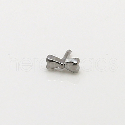 Brass Bowknot Head Pins BAPE-PW0002-13B-03-1