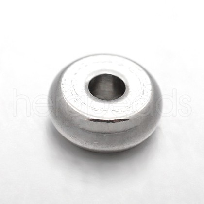 Tarnish Resistant Rondelle 303 Stainless Steel Spacer Beads STAS-N072-05-1
