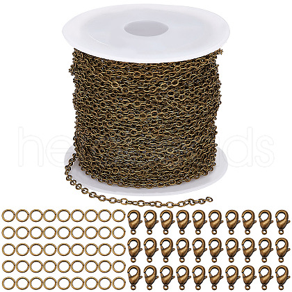 SUNNYCLUE 10M Brass Cable Chains DIY-SC0017-79-1