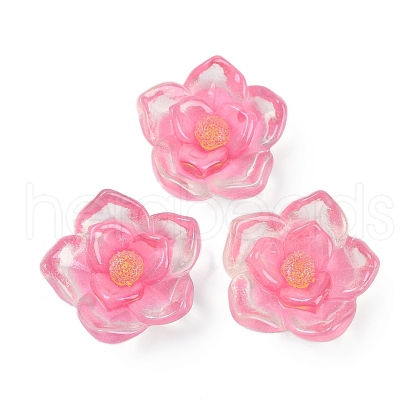 Flower Series Resin Cabochons CRES-Q008-01I-1