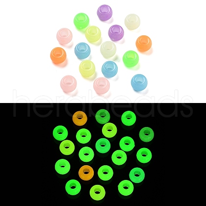 Luminous Acrylic Beads OACR-S138-01-1