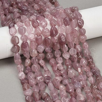 Natural Rose Quartz Beads Strands G-Q060-E21-03-1