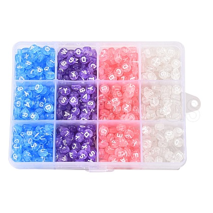 Transparent Acrylic Beads TACR-YW0001-22-1
