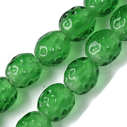 Handmade Lampwork Beads Strands LAMP-Z011-01F-1