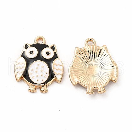 Alloy Enamel Pendants FIND-A025-03G-01-1