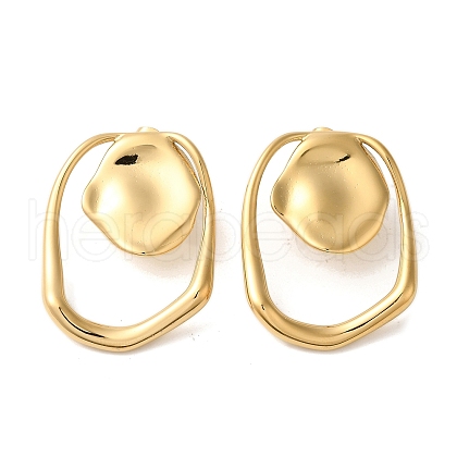 Stainless Steel Stud Earrings for Women EJEW-C110-02G-1