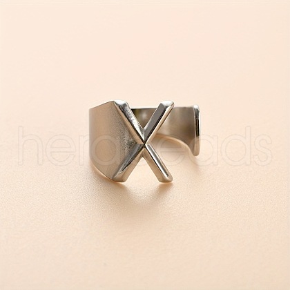304 Stainless Steel Cuff Rings FS-WGEAFE6-48-1