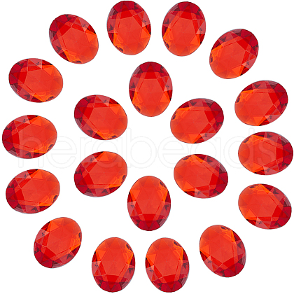 Gorgecraft Acrylic Rhinestone Flat Back Cabochons DIY-GF0009-17A-1