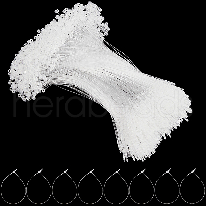 CABODYALS 2000Pcs Plastic Price Tag Chains KY-CY0001-01F-02-1