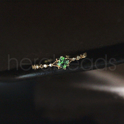 Simple Style Fashionable Personality 925 Sterling Silver Pave Cubic Zirconia Finger Rings FS-WG6A085-03-1