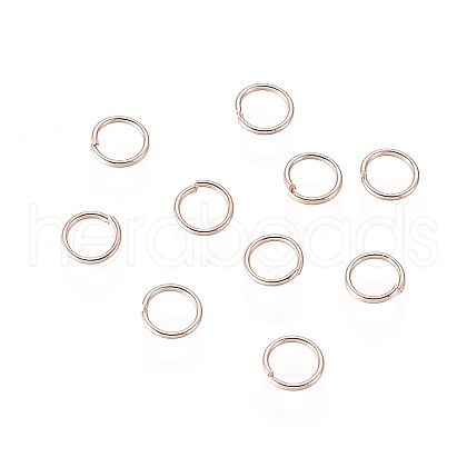 304 Stainless Steel Open Jump Rings X-STAS-O098-01RG-03-1