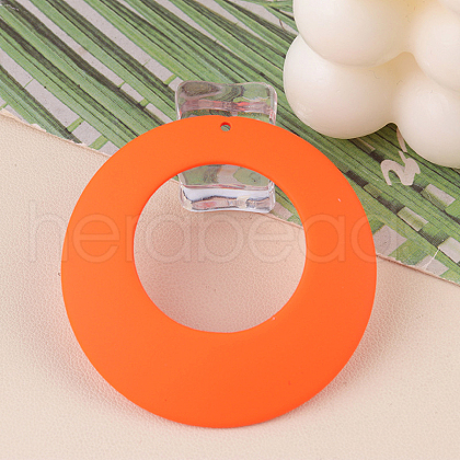 Exaggerated Big Circle Acrylic Pendants OACR-S003-08A-02-1