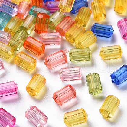 Transparent Acrylic Beads TACR-S154-27B-1